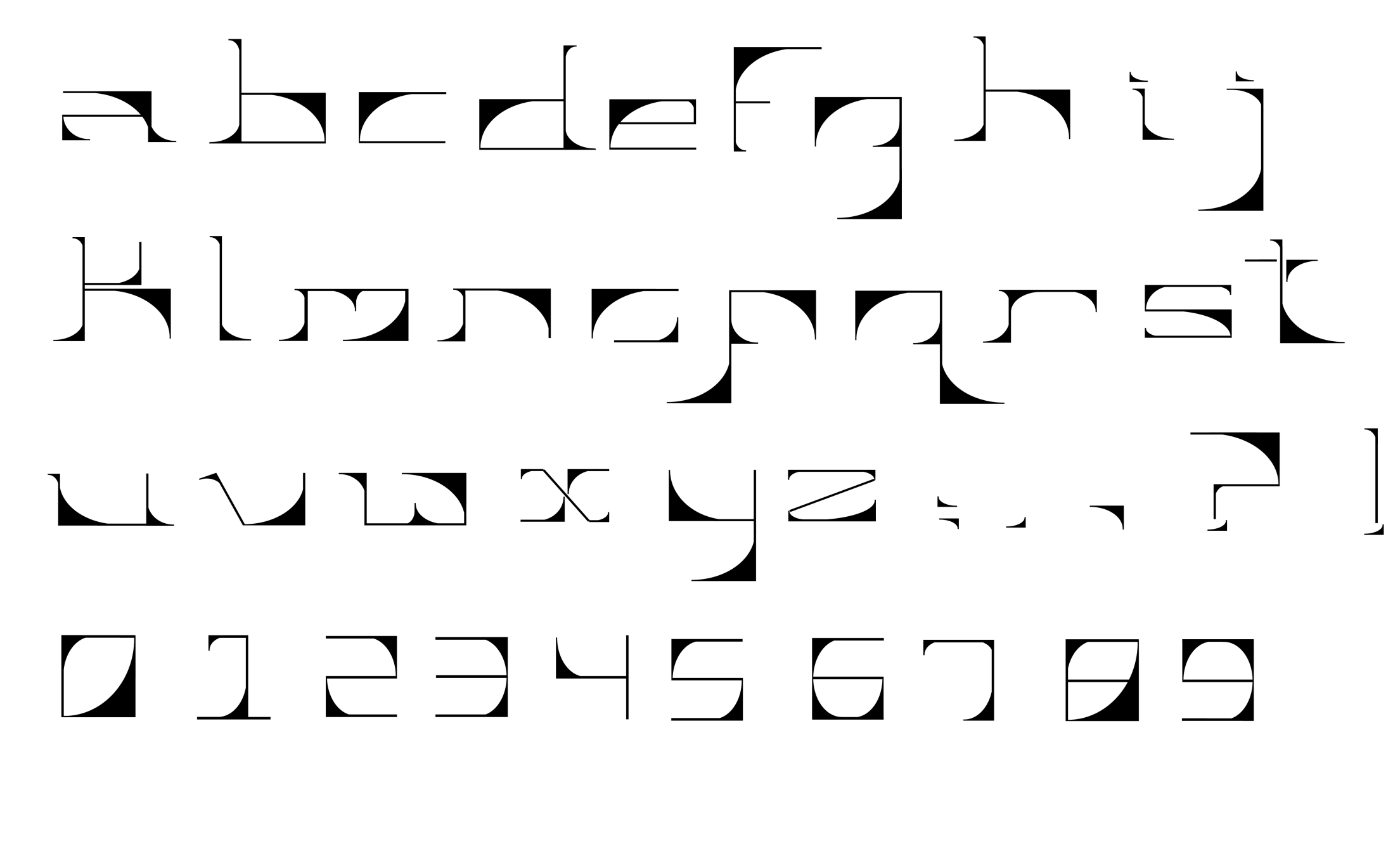 Picture of fractura font