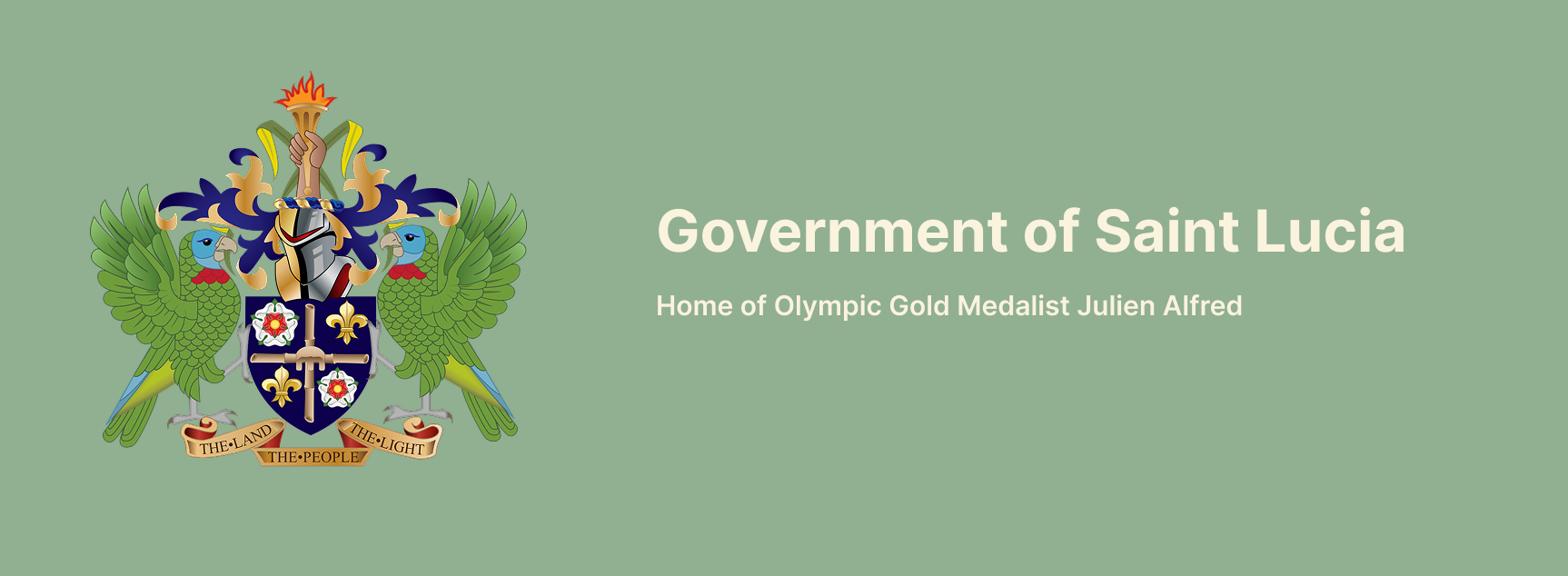saint lucia government new logo